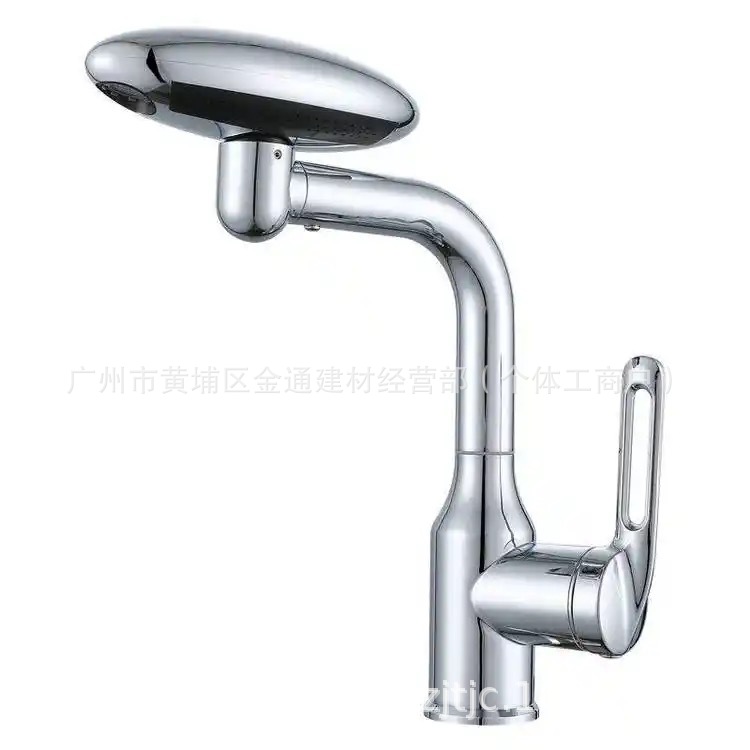 不锈钢厨房水龙头单冷洗菜盆洗衣池家用洗碗池旋转冷热水槽盆龙头