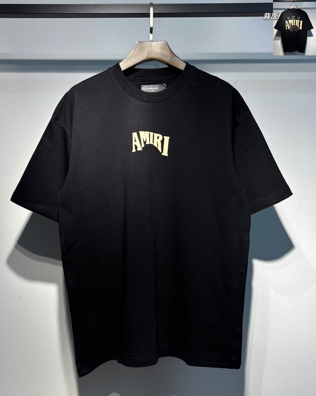 貿易クロスAm新文字クラシックプリント半袖男女同型カップルTシャツiri夏高iri製品タイプ|undefined