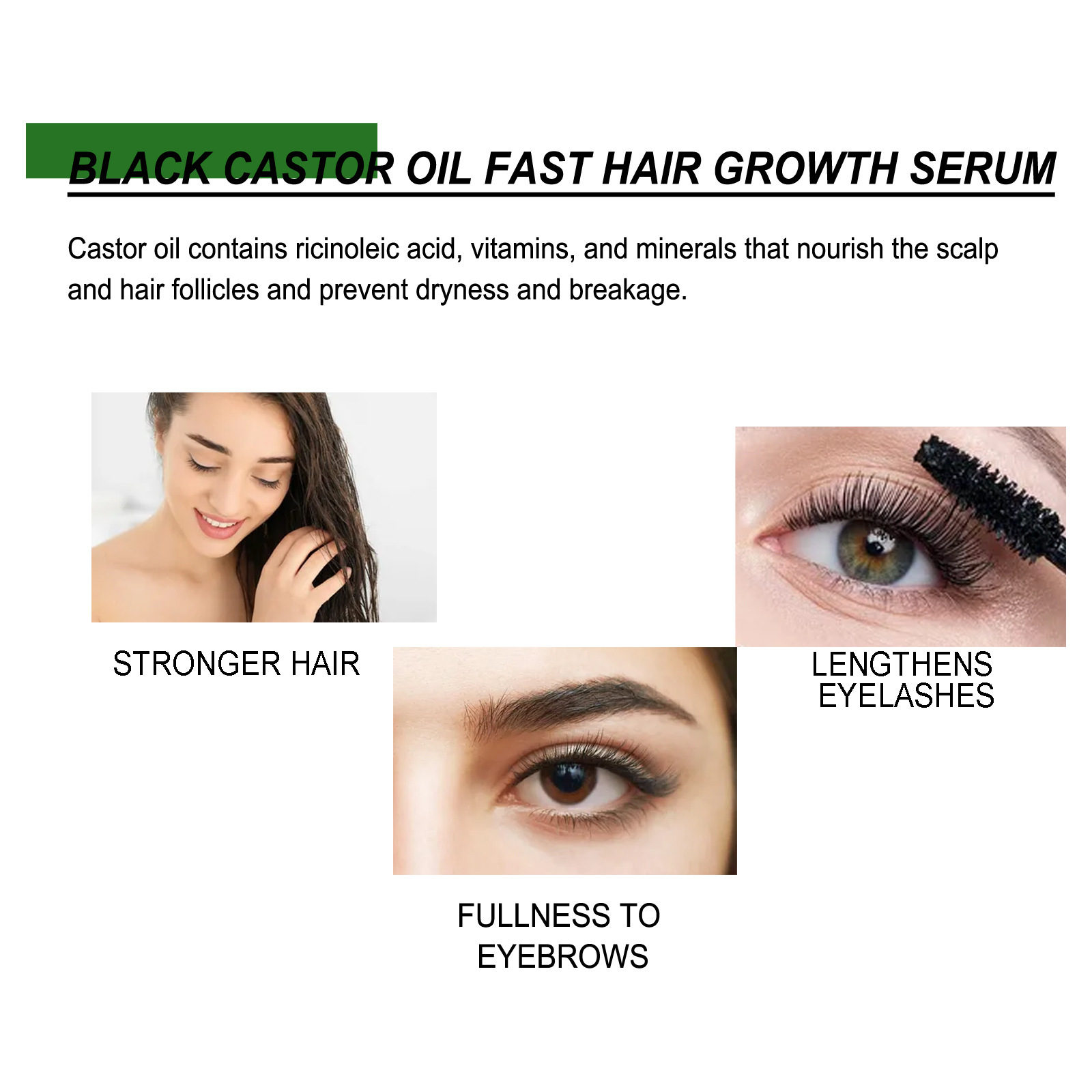 Óleo Jayswing Castor Dense Essence Condicionador nutritivo, resistente, firme e espesso para prevenção de queda de cabelo_voghion.com