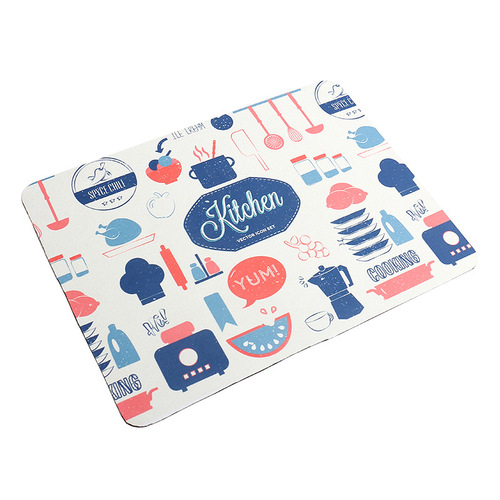 Fresh kitchen countertop drain mat, technology cloth absorbent mat, bathroom bathroom non-slip floor mat, rubber soft mat