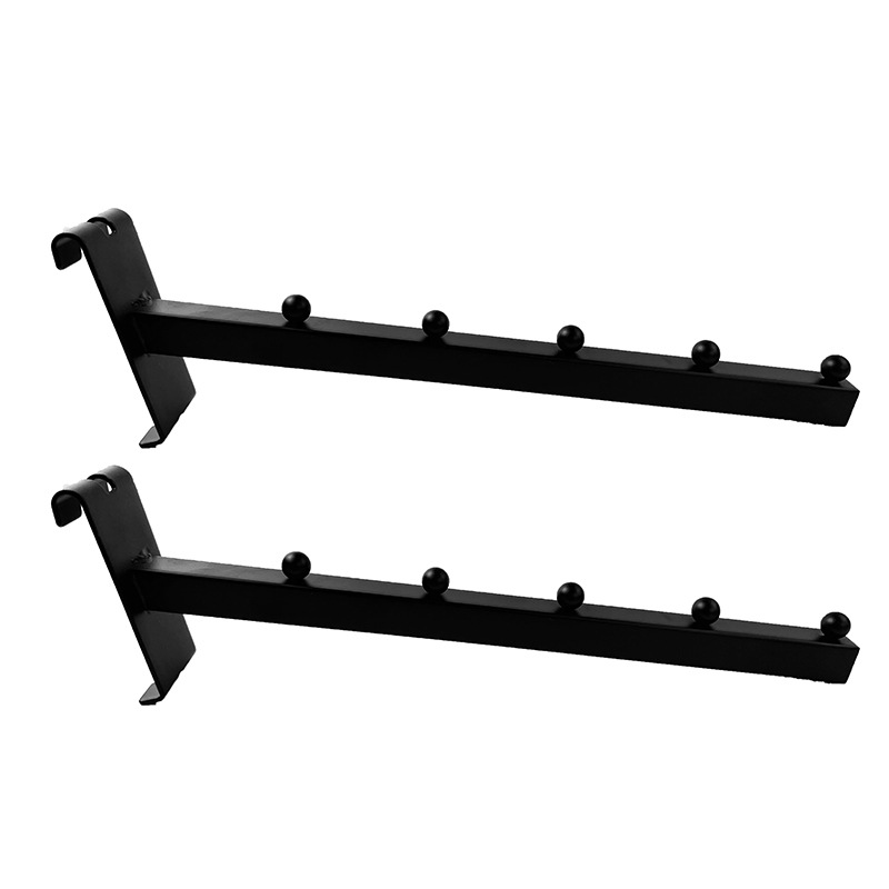 5 bolas de malla de pared percha de ropa gancho de pared tubo cuadrado tienda de ropa muestra accesorios con gancho de almacenamiento