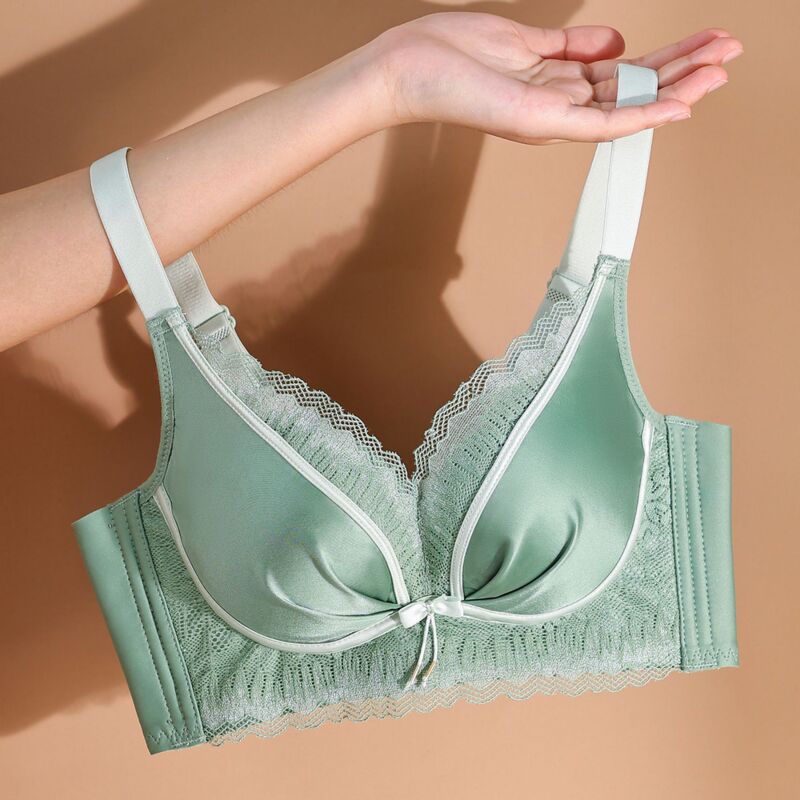 Autumn and Winter Beauty Salon Adjustable Small Bust Push-Up Bra Without Underwire, Soft Support Lift Bra, Ice Silk Soft Support