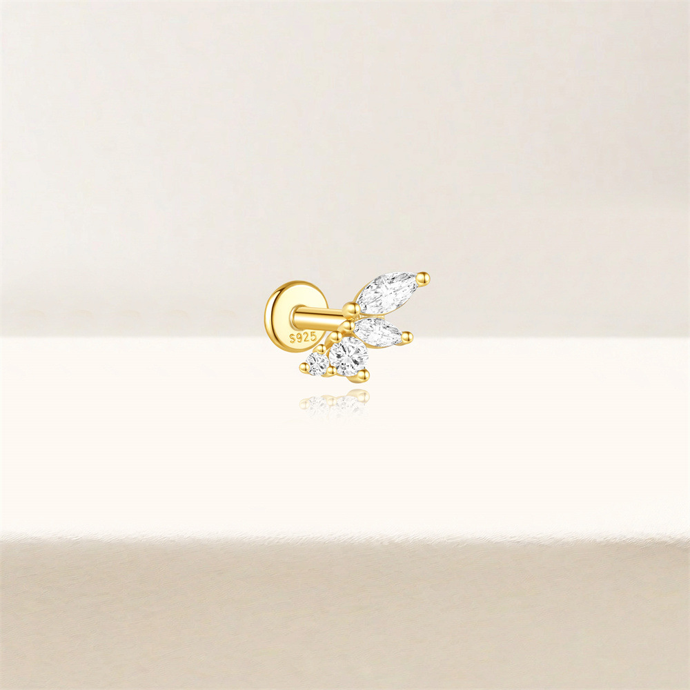 1g Weight Zircon Inlay Material Ear Studs Classification Ear Cartilage Rings & Studs Piercing Type 1 Piece Quantity Daily Occasion 925 Sterling Silver Material Geometric Pattern All Seasons Season Unisex Gender Elegant, Simple Style Style 1 Piece Ear Cartilage Rings & Studs Elegant Simple Style Geometric 925 Sterling Silver Zircon Ear Cartilage Rings & Studs 43