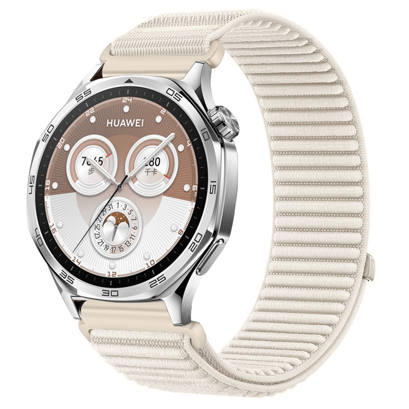 适用华为Watch5手表表带HUAWEI gt6/5原野山地纹尼龙回环表带22mm|undefined
