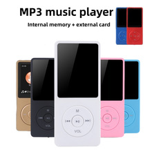 外贸版工厂批发MP3播放器MP4随身听学生音乐内置内存加插卡可录音