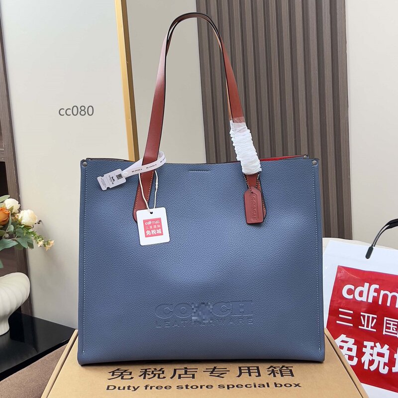 C Family Women's Bag 2025 New Mirella Tote Bag Genuine Leather Large Capacity Satchel Shoulder Crossbody Bag Single Shoulder Diagonal