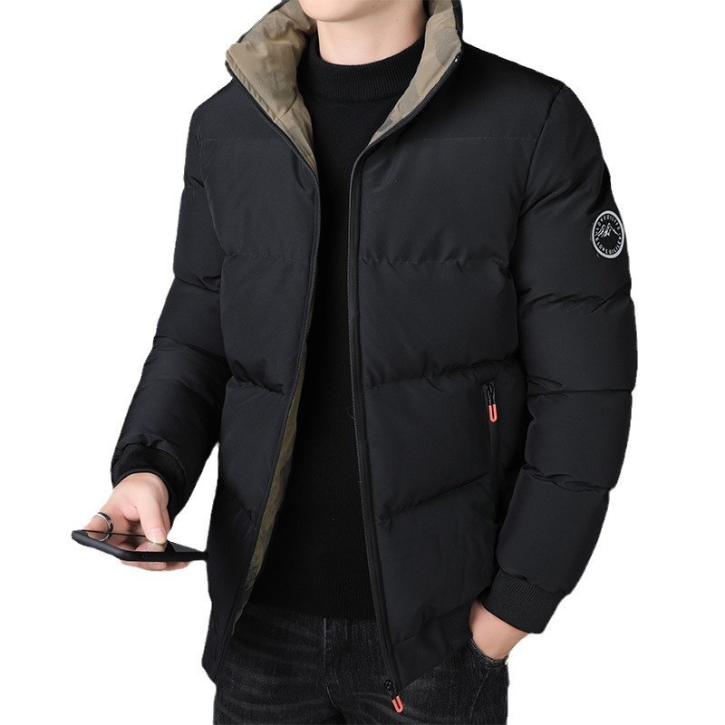 Ropa de invierno de algodón de hombre grande hombre corto de algodón grueso hombre chaqueta cálida coreana chaqueta de algodón de moda hombre chaqueta superior