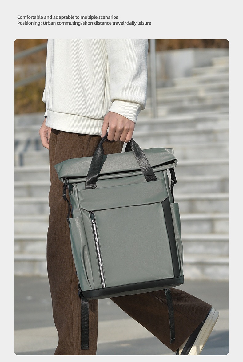 Cross-Border Business Rucksack für Herren mit großem Fassungsvermögen, wasserdicht, Pendler-Rucksack, Outdoor-Reiserucksack, leichte Schultertasche für Studenten