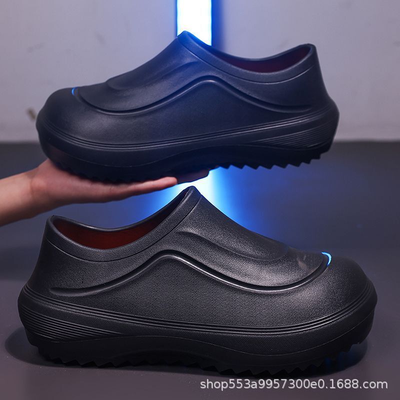 Direct from the manufacturer, customizable non-slip waterproof chef shoes for men, wear-resistant thick-soled kitchen work shoes, men's labor protection shoes Direct from the manufacturer, customizable non-slip waterproof chef shoes for men, wear-resistant thick-soled kitchen work shoes, men's labor protection shoes