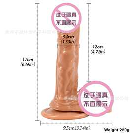 仿真阳具软肉逼真假阴茎dildo女用手动自慰棒成人情趣用品sex toy