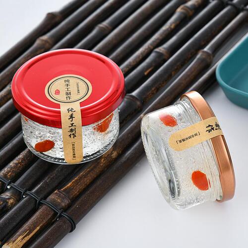 Bird's nest packaging bottle, high temperature resistant household portable isinglass fish maw milk jelly wide mouth glass sealed jar fresh stewed bird's nest bottle