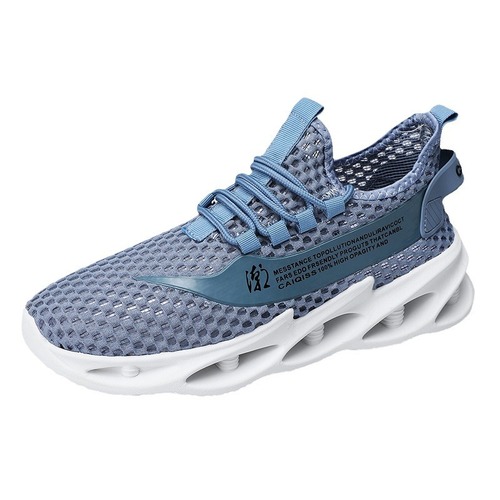 Men's Summer Mesh Shoes, Breathable Thin Model, Large Mesh Eyelet Hollow Mesh Surface, Lightweight Running Casual Coconut Sports Shoes