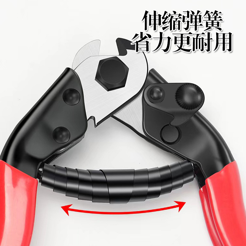 Cortador de cable transfronterizo de grado industrial, cortador multifuncional de 8 pulgadas, corte manual que ahorra mano de obra, corte de alambre de freno, tendedero