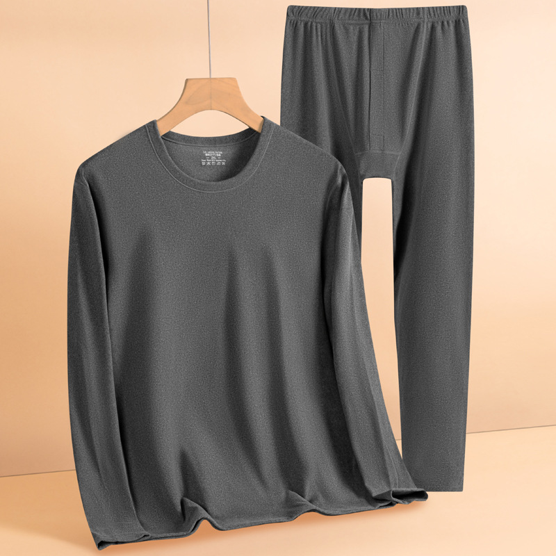 남성용 슬리브 라이트 그레이 (발열 벨벳)