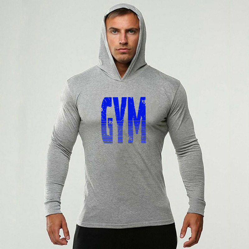Men's sports loose running long sleeve jacket_voghion.com