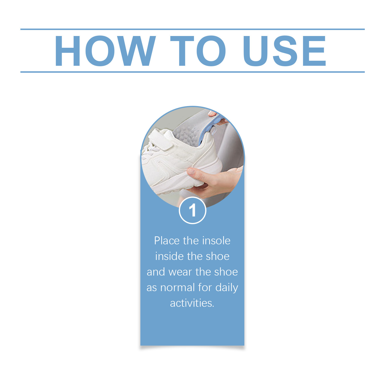 Fußakupressur-Einlegesohle, Fußpolster, langlebige, atmungsaktive Fußpflege-Massage-Einlegesohle_voghion.com