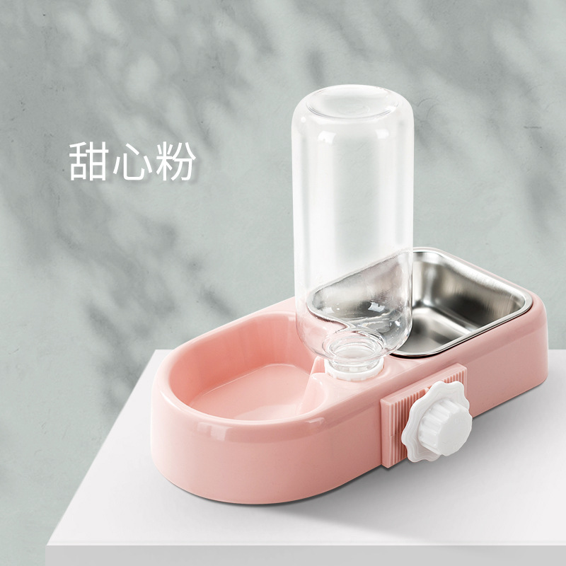 Colgante automático jaula perro fuente de beber colgando jaula gato fuente de beber Alimentador automático traje de suministros para mascotas