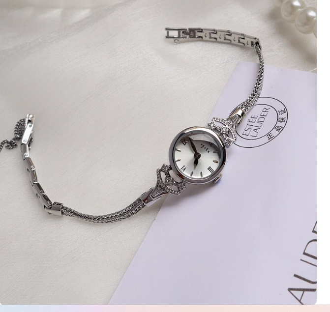 Agete同タイプ中古腕時計ミニ秀気角型麦穂レディース角型レトロ石英時計watch|undefined