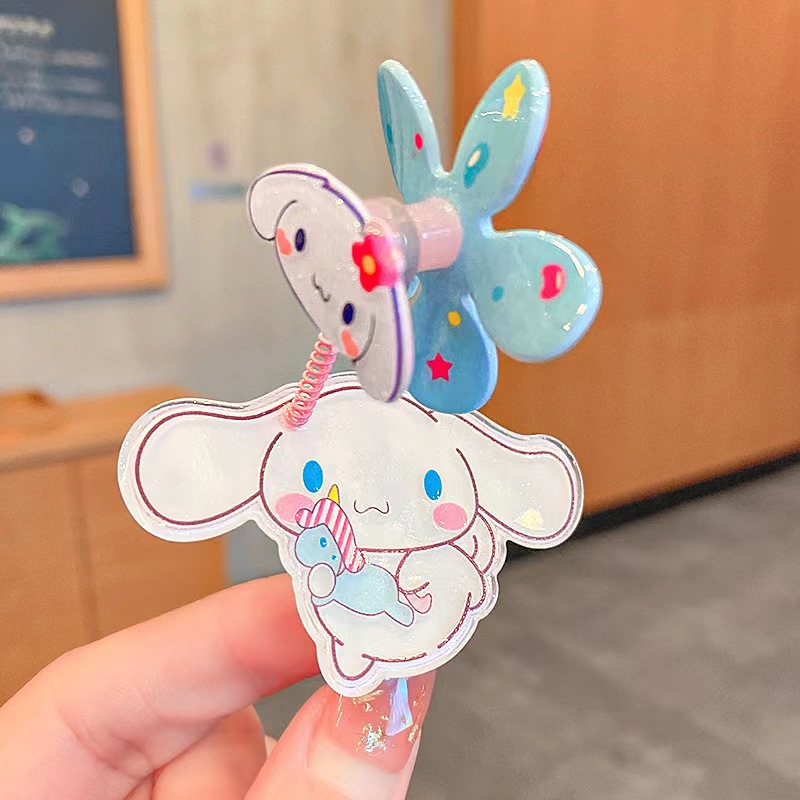 Niños lindo creativo lindo molino de viento pequeño pinza para el cabello accesorios para el cabello clip superior para niñas clip de flequillo de dibujos animados para bebés tocado de princesa