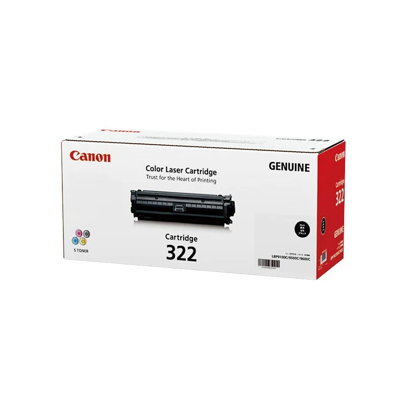 Оригинальный картридж Canon CRG322 черный цветной картридж, подходящий для LBP9100Cdn C