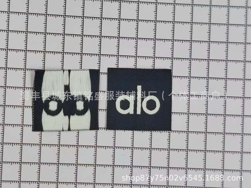 alo织唛标alo布标现货服装辅料可水洗标帽标包包标服饰标潮牌|undefined