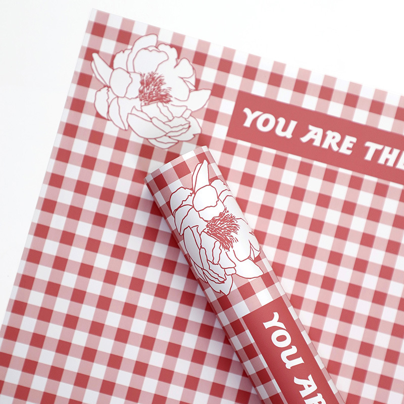 Fabricantes de fiestas de flores nuevos productos de papel de embalaje de flores cuadrado ramo de flores materiales de florista papel de regalo DIY