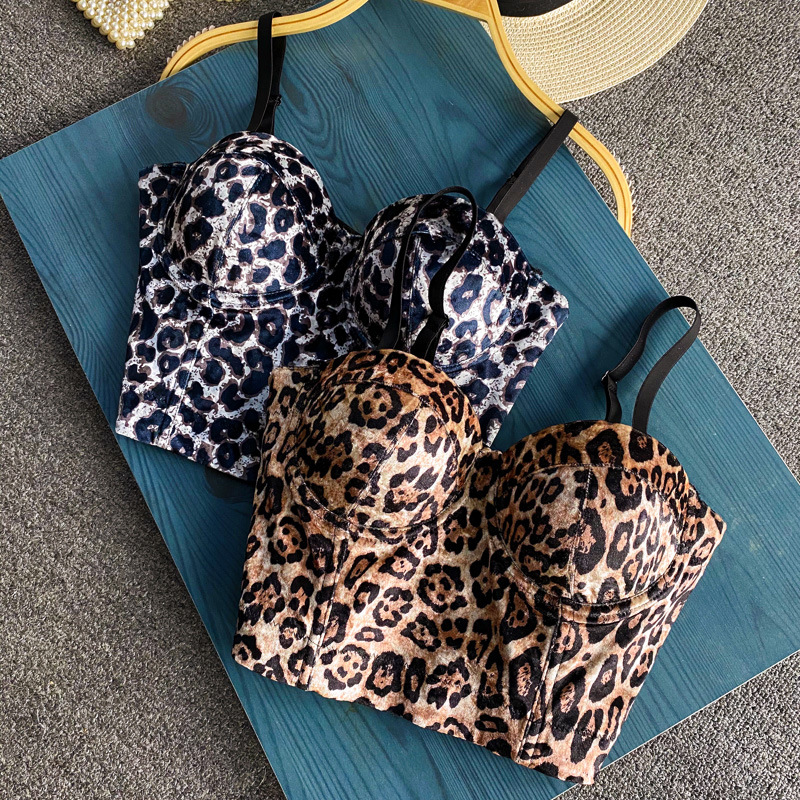 Summer velvet short tank top