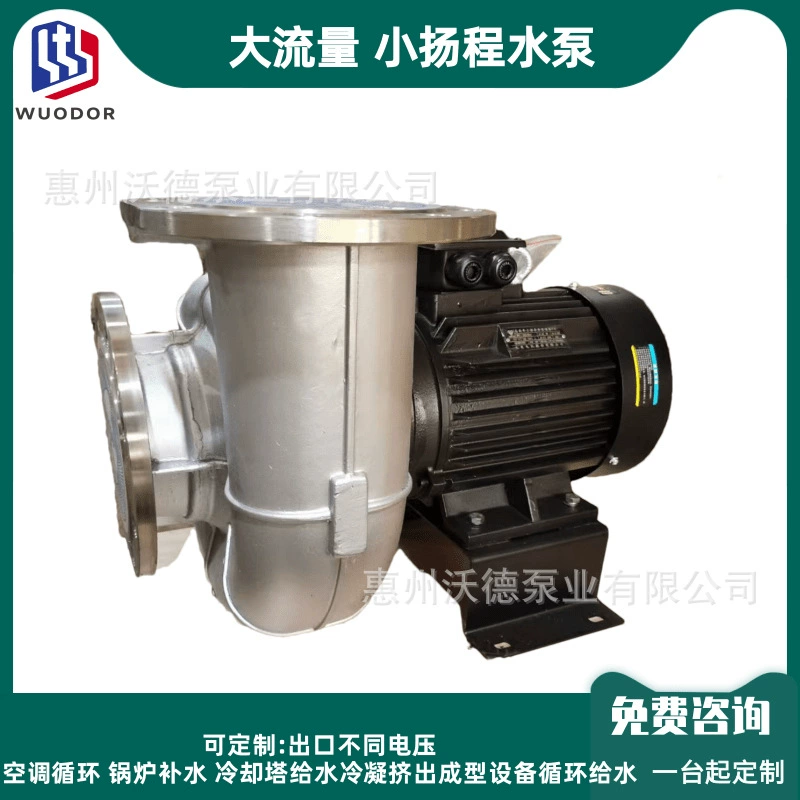 Циркуляционный насос из нержавеющей стали для морской воды YLGZP150-6/7,5, горизонтальный, устойчивый к коррозии, с большим расходом, для разведения холодной воды