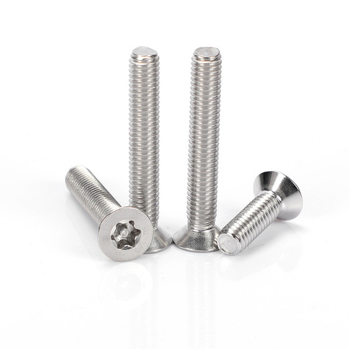 Factory direct sale 304 stainless steel countersunk head hexagonal pillar anti-theft fence machine screws with pin M2～M10