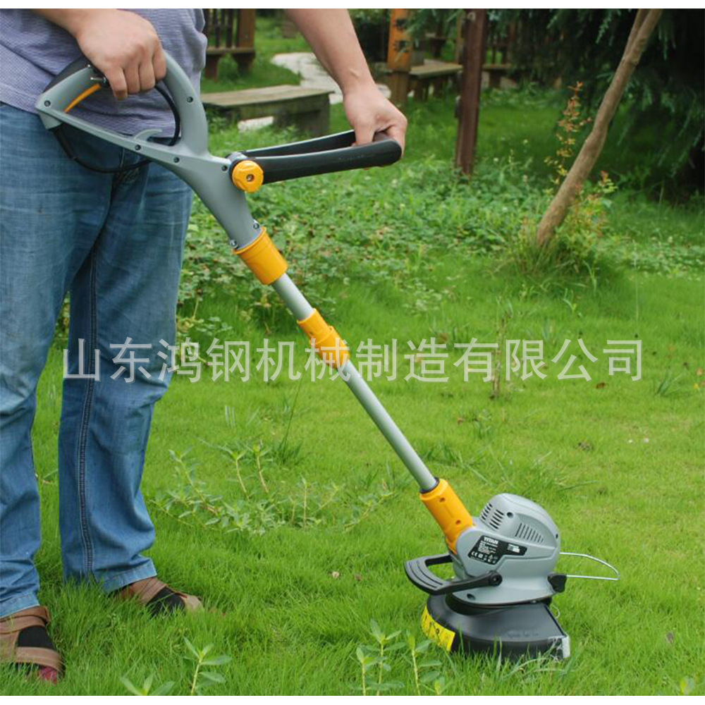 手持式电动除草机 环保型电动打草机 茶园庭院果园绿化草坪机