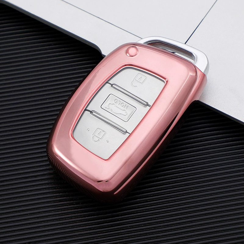 Key shell (Hyundai) Modern A model, glossy replacement cover, multi‑color options
