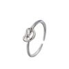 Brand fashionable one size ring, silver 925 sample, simple and elegant design, wholesale