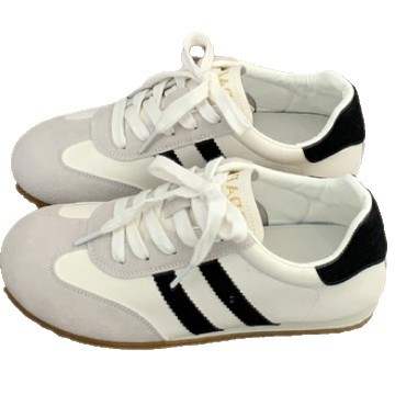 2026 primavera y verano nuevos zapatos de entrenamiento de alta altura de suela gruesa, zapatos deportivos casuales de moda retro de mujer