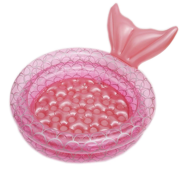 Mermaid shape inflatable pool (boxed)