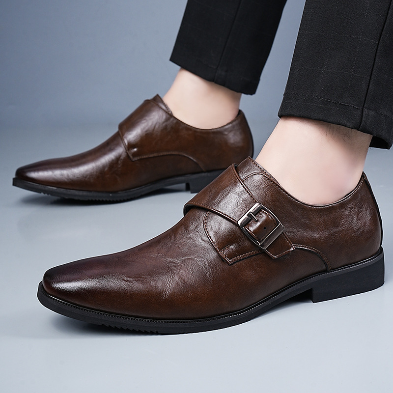 2026 New Large Size Men's Suit Shoes Slip-On Leather Shoes Business Formal Leather Shoes Fashion Trendy Single Shoes Wholesale 2026 New Large Size Men's Suit Shoes Slip-On Leather Shoes Business Formal Leather Shoes Fashion Trendy Single Shoes Wholesale