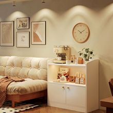 茶水柜小柜子储物柜靠墙一体收纳柜客厅边柜矮柜2025新款餐边柜子