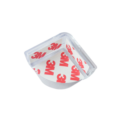 Children's transparent anti-collision corner transparent silicone corner PVC transparent corner smiling spherical L-shaped right-angle transparent anti-collision corner