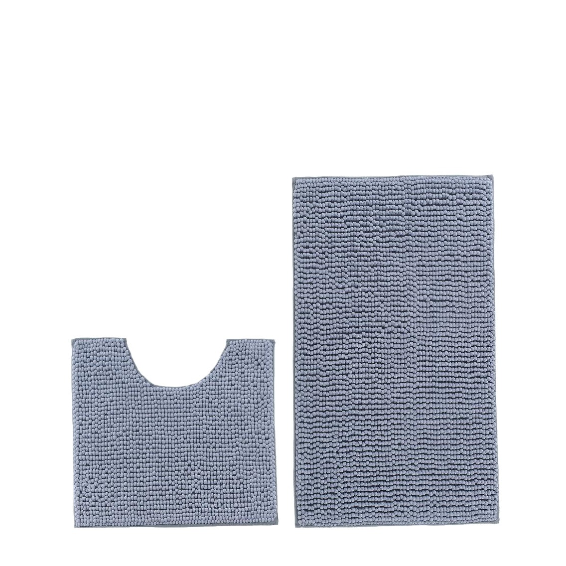 Comercio electrónico transfronterizo Amazon Venta caliente chenille de dos piezas alfombra de baño absorbente estera antideslizante lavado a máquina