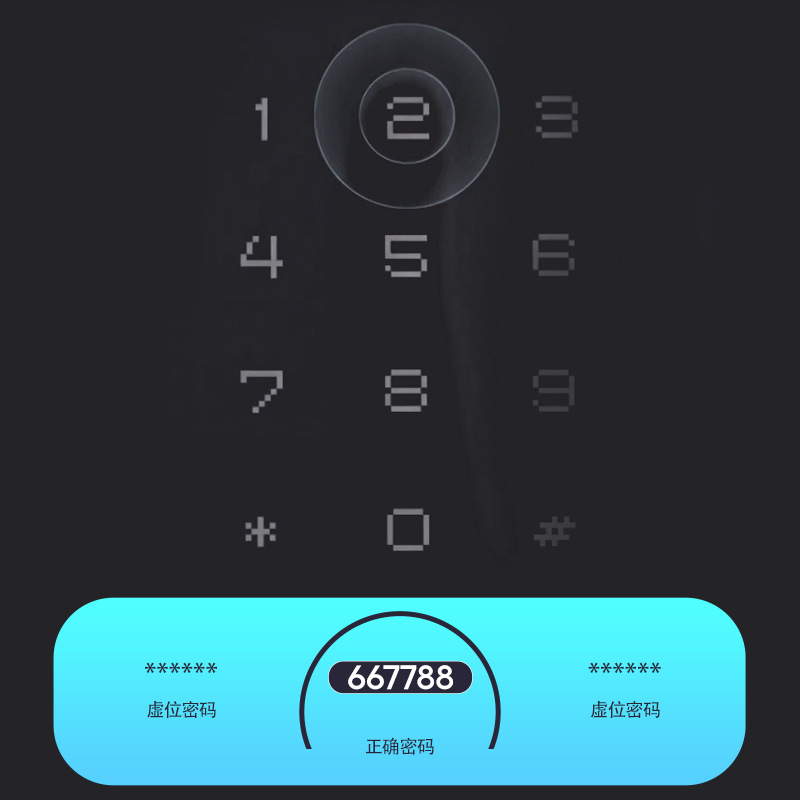 Cerradura electrónica semiautomática con huella dactilar y teclado, compatible con Tuya, para puertas de madera