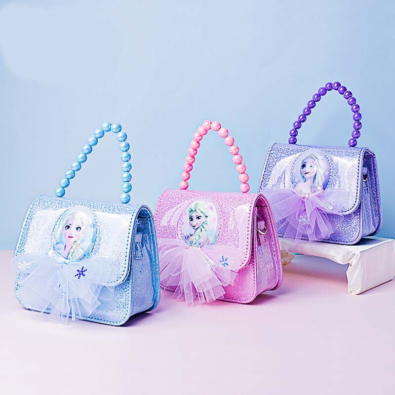 Disney Children's Bags, Girls' Crossbody Bags, Ice Princess Shoulder Bags, Cute Small Handbags for Girls, in Stock Disney Children's Bags, Girls' Crossbody Bags, Ice Princess Shoulder Bags, Cute Small Handbags for Girls, in Stock