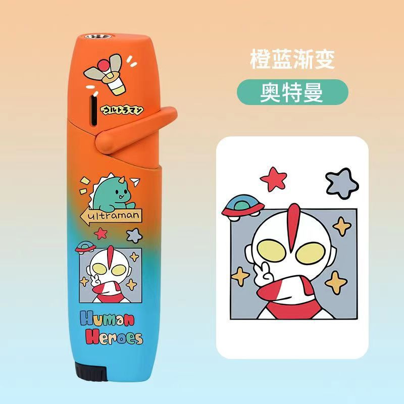 Orange and blue Ultraman