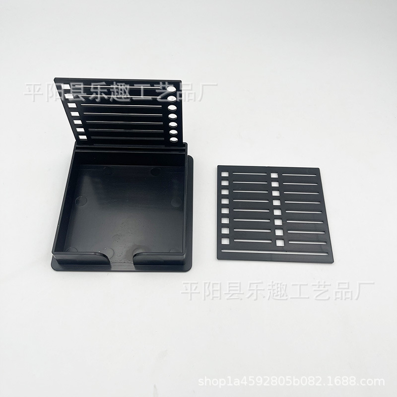 Cross-border Amazon New POST-IT NOTE TEMPLATE Double Plugs Convenience Stick Template Storage Box