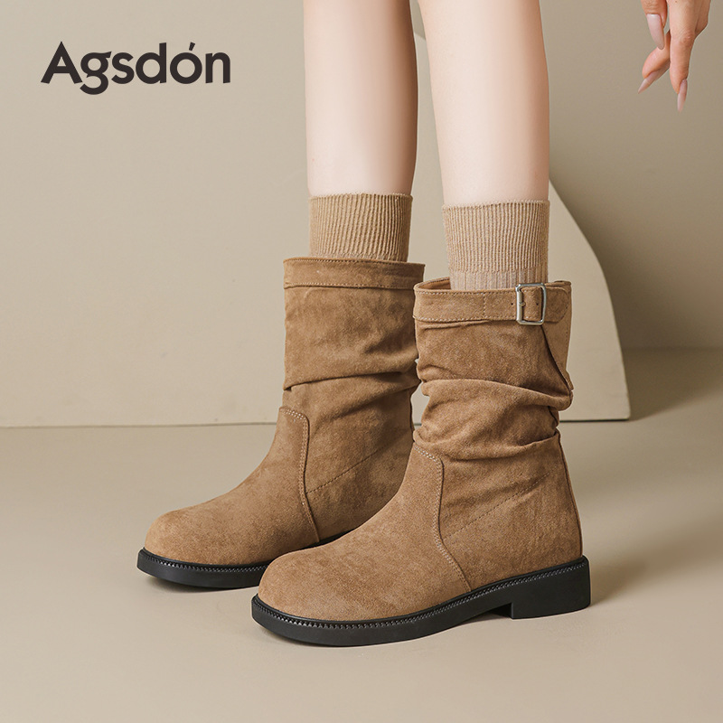 Antiguo león Dengmeillard Martin botas para mujeres 2026 nuevo otoño botas de pila retro botas de estilo de tierra botas de moda