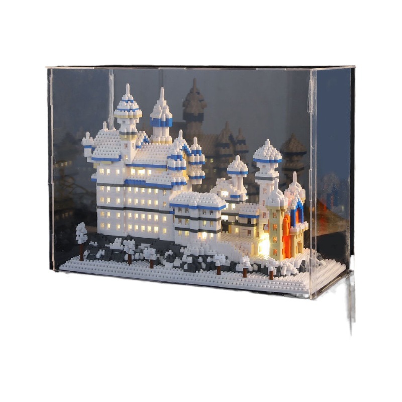 Compatible con ladrillos LEGO, juguetes educativos para niños de montaje difícil e enorme, empalme de regalo para niñas del Lago de los Cisnes