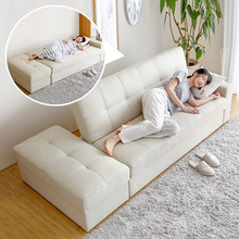 客厅小户型布艺沙发组合双三人经济型省空间多功能折叠沙发床储物