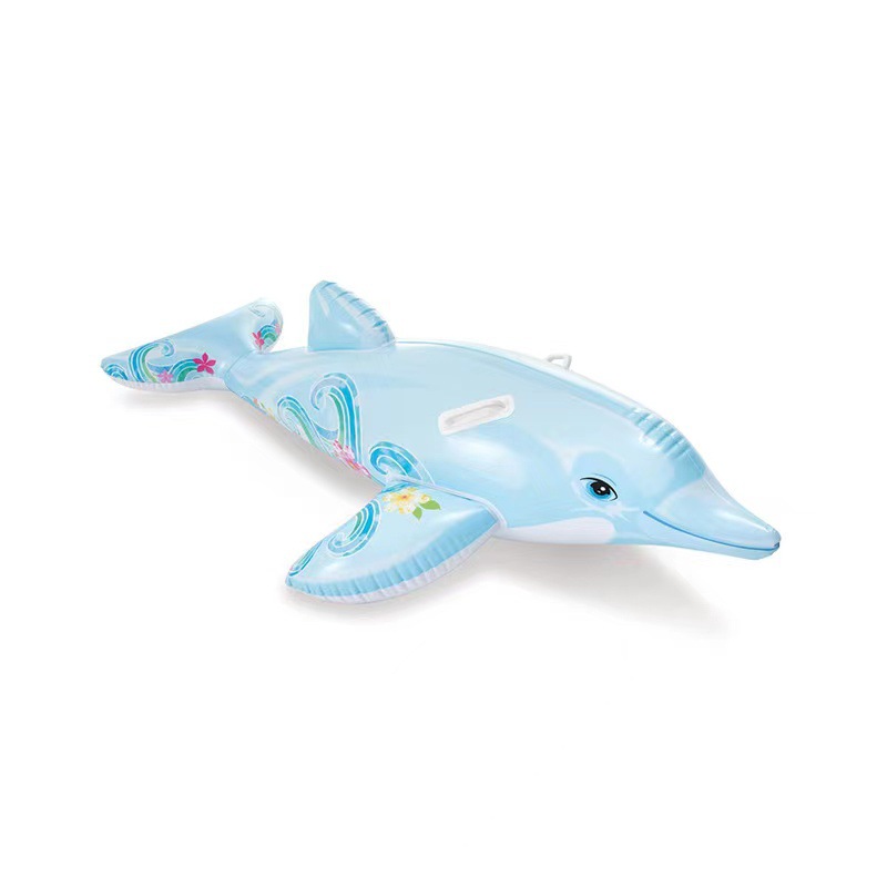 intex 58535 跨境充气水上玩具水上用品成人海豚坐骑戏水玩具详情4