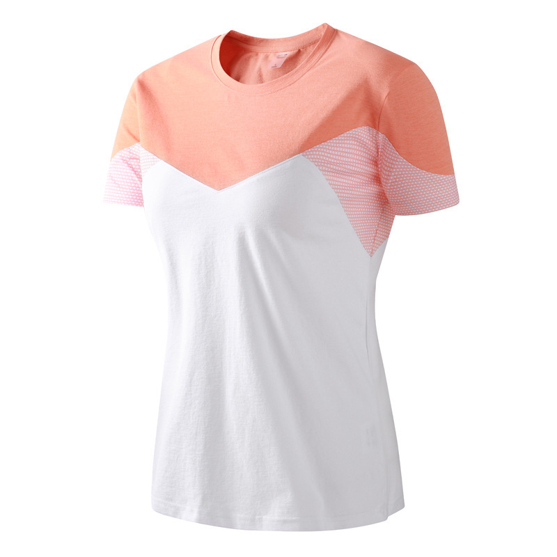 Gran tamaño al aire libre camiseta de secado rápido mujer transpiración sudor de mangas cortas camiseta deportiva de moda delgada fitness ropa de secado rápido verano