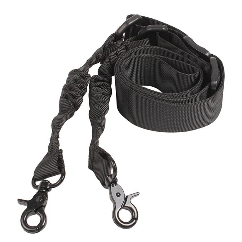 Multi-funcional de nylon de doble punto tarea correa de cuerda de pistola CS Campo de dos puntos de la pistola de doble punto Correa táctica de la correa