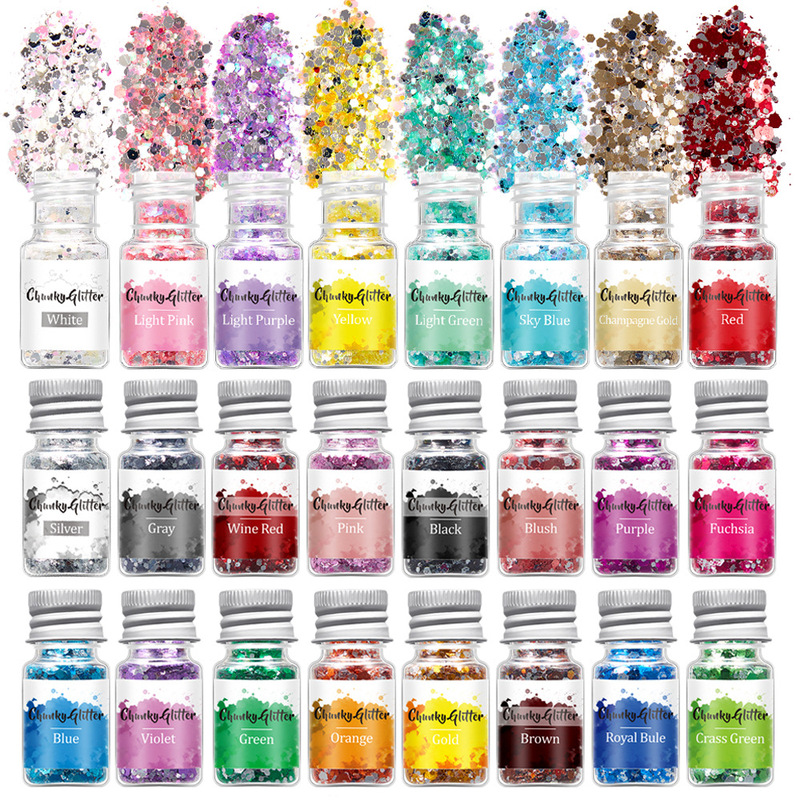 Cross-border Amazon 12-color suit sequins mixed bright colorful nail art sequins jewelry Goblin pupil Cross-border Amazon 12-color suit sequins mixed bright colorful nail art sequins jewelry Goblin pupil