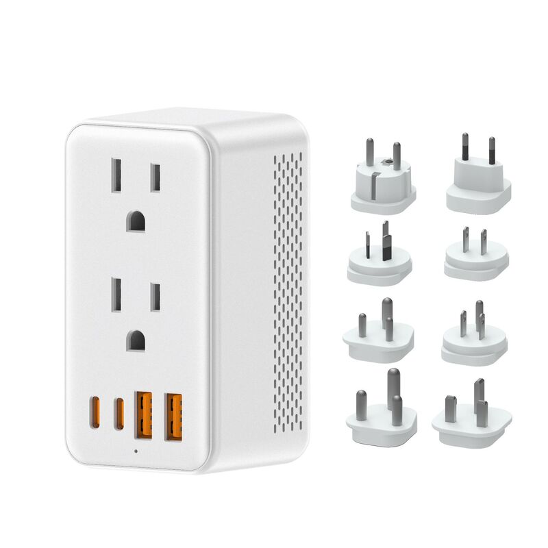 Us Standard Voltage Reducer Travel Adapter 220V to 110V High Voltage to Low Voltage Conversion Plug Us Standard Voltage Reducer Travel Adapter 220V to 110V High Voltage to Low Voltage Conversion Plug
